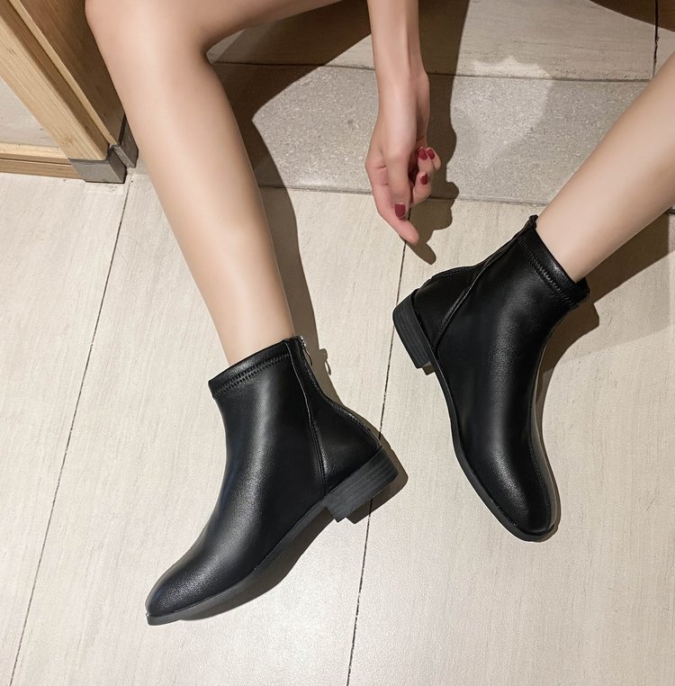 Giày Boot Đế Dày Cổ Thấp Phong Cách Hàn Quốc Trẻ Trung Dành Cho Nữ | BigBuy360 - bigbuy360.vn