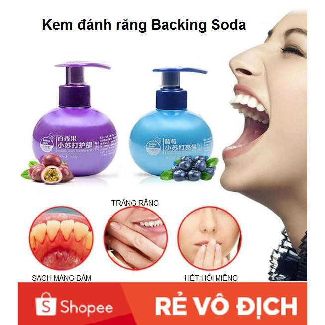 kem đánh răng baking soda siêu trắng răng