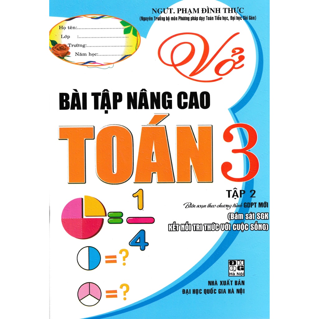 Sách Tham Khảo - Combo 3 Cuốn: Vở Bài Tập Nâng Cao Toán Lớp 3 + Bồi Dưỡng Học Sinh Giỏi Toán 3