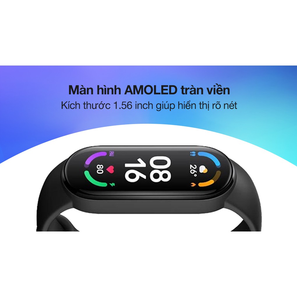 Vòng Đeo Tay Mi Band 6 - Hàng Quốc Tế - Bảo hành 12 tháng