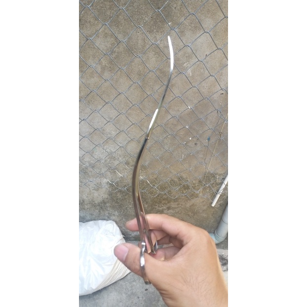 Kéo tỉa cây mũi cong bằng thép không ghỉ xi bóng Inox cho hồ thủy sinh