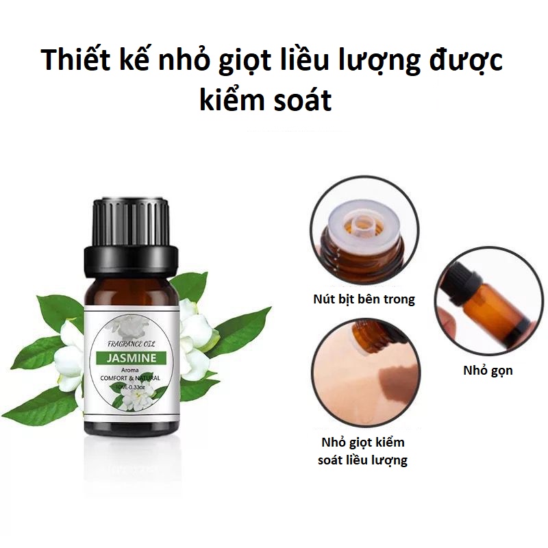 Tinh dầu thơm nước hoa thiên nhiên lọ 10ml dùng khuếch tán làm thơm phòng hàng nhập khẩu