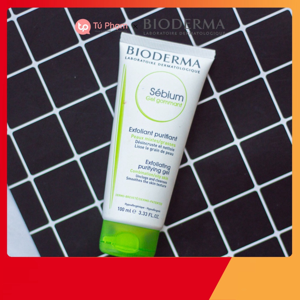 SALE HẠ NHIỆT  Tẩy Tế Bào Chết Bioderma Sebium Gel Gommant 100ml CHỈ HÔM NAY