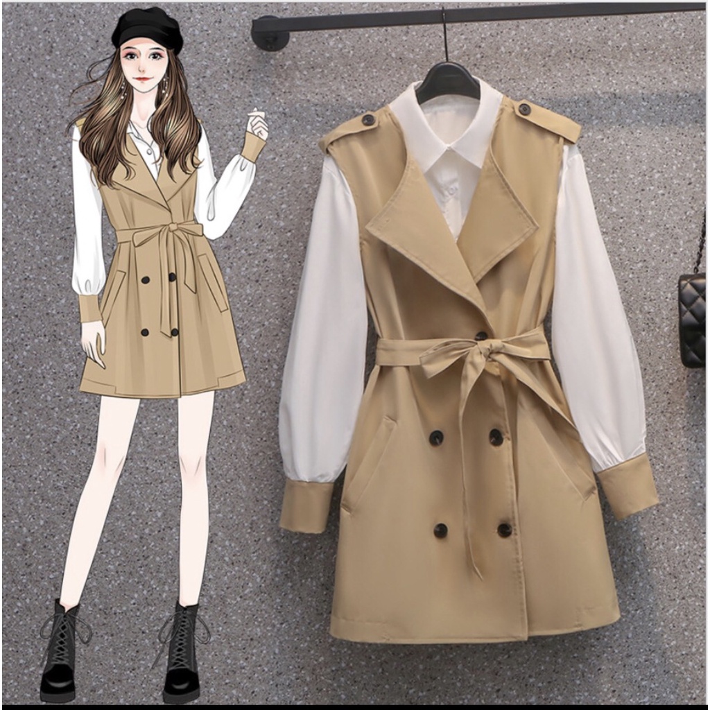 Áo somi kèm áo ghi lê mang lại sự tinh tế và lịch thiệp phù hợp để đi làm và đi chơi | BigBuy360 - bigbuy360.vn