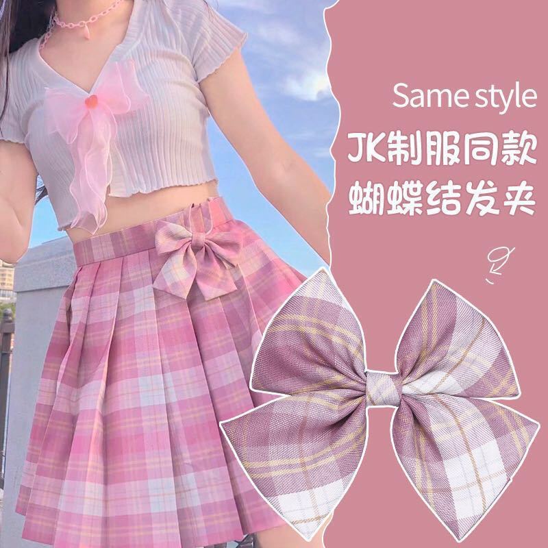 Phụ Kiện Kẹp Tóc Hình Nơ Đỏ Kiểu Hàn Quốc Cho Nữ