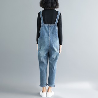 (Q009) Quần yếm jeans nữ bigsize