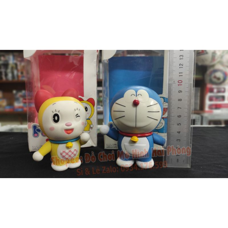 Mô hình Doreamon và Doremi thay đổi khuôn mặt.