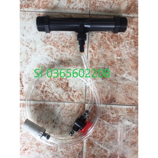 8 bộ châm phân venturi phi 49mm + Cuộn ống hút, van điều chỉnh lưu lượng và đầu lọc cặn rác