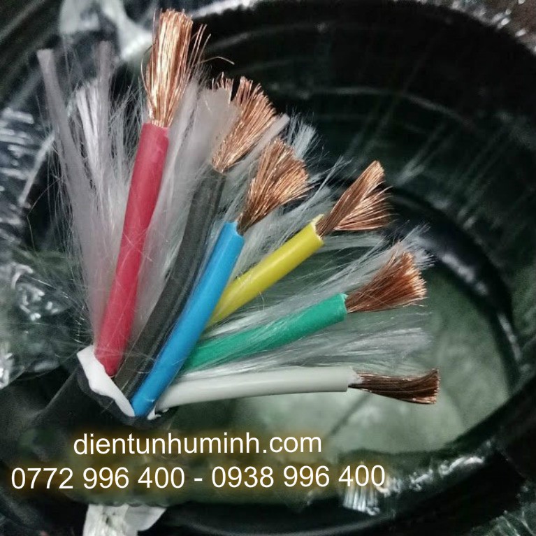 Dây Loa Sân Khấu 6 ruột 1.5mm đồng - Cáp Loa Sân khấu ruột đồng