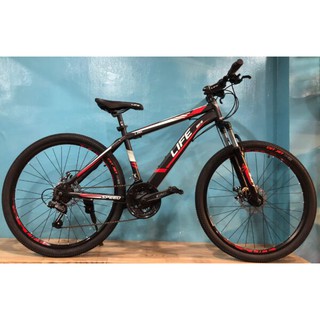 Xe Đạp Thể Thao 26 Inch LIFE L26S – Màu Đen Đỏ