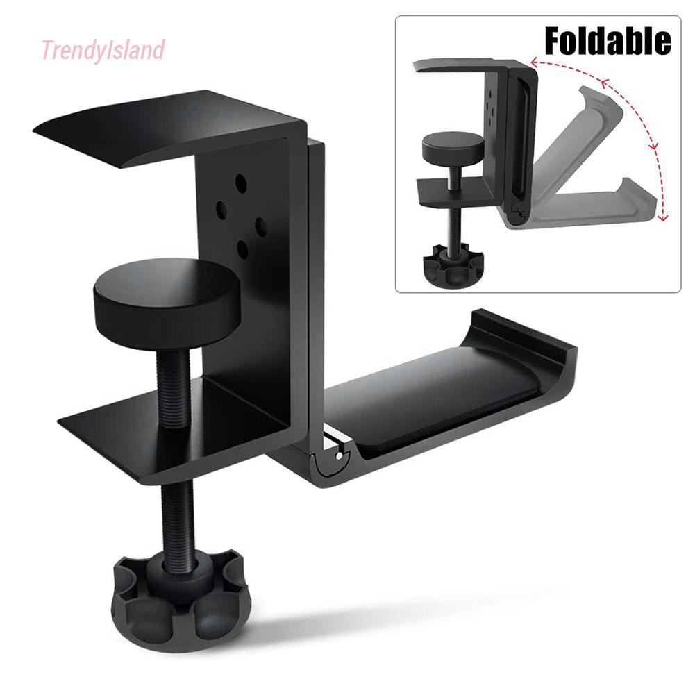 Adjustable Foldable Headset Holder Metal Headphone Storage Hanger Universal Earphone Bracket Rack