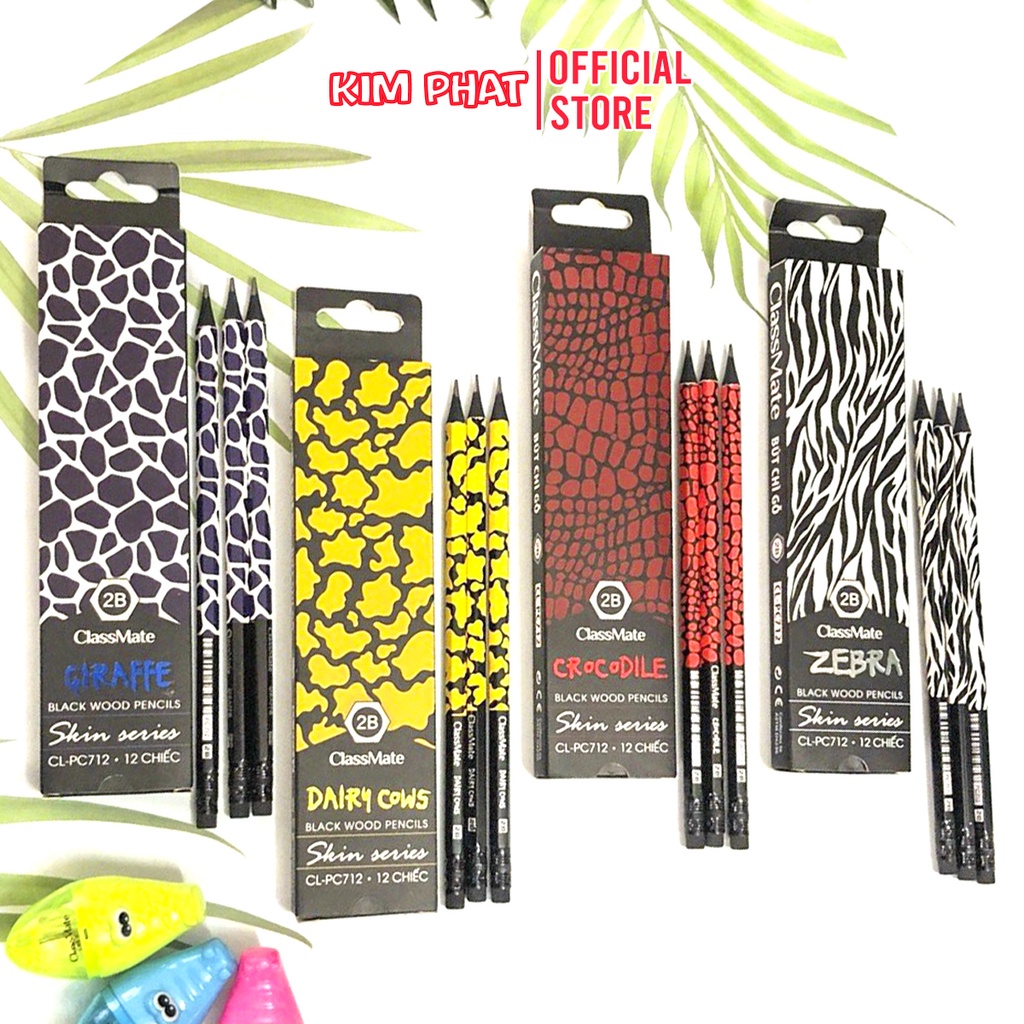 Bút chì Gỗ Đen 2B Cao Cấp Classmate Skin Series CLPC712