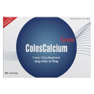 Canxi hữu cơ Coloscalcium Grow - dạng viên cho trẻ từ 6 tuổi và người lớn, phụ nữ có thai, cho con bú