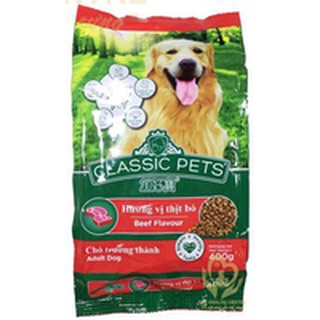 Thức ăn hạt cho chó lớn classic pet gói 400g