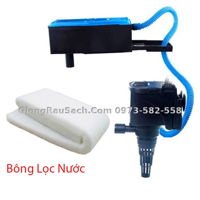 Combo 01 Máy Lọc Nước Bể Cá Hồ Cá Aquila P950 + 01 Miếng Bông Lọc