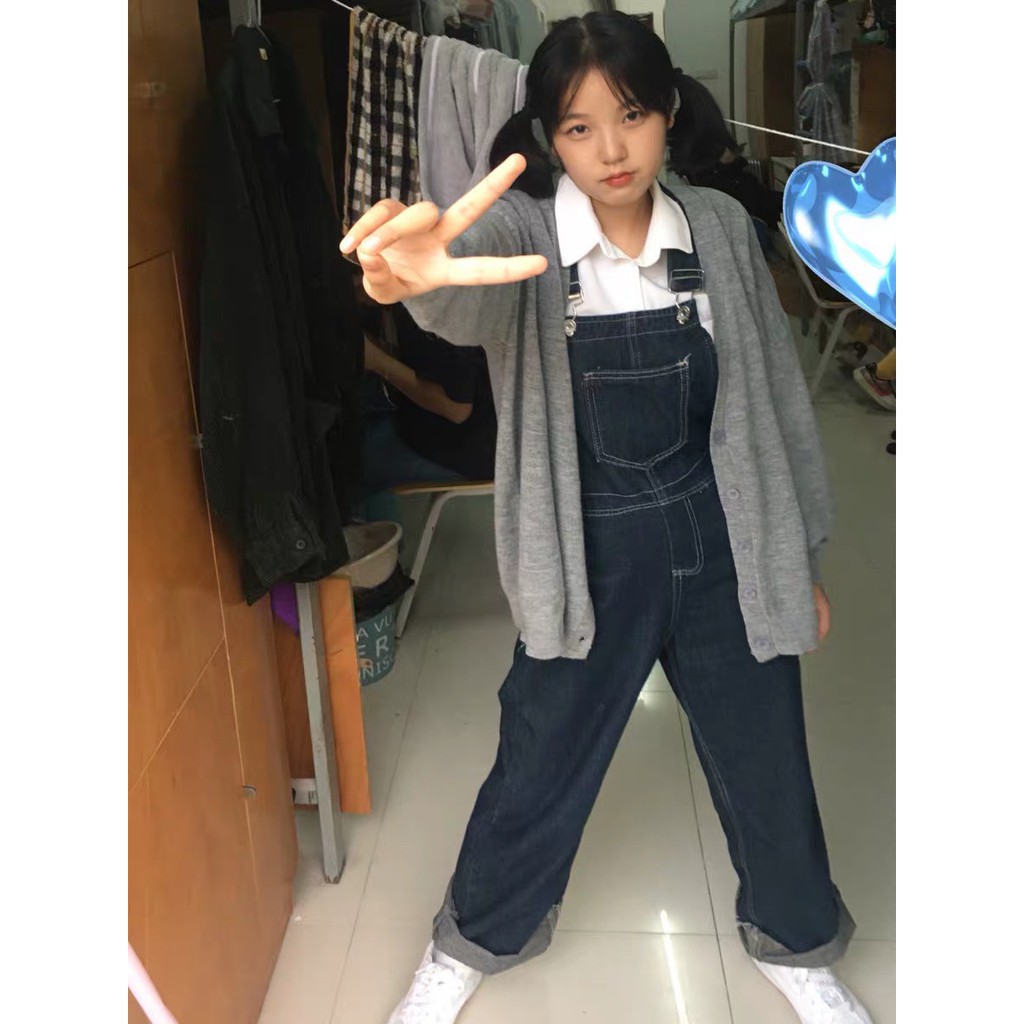 Order 10 ngày_quần yếm dáng rộng ulzzang ZM8848 | BigBuy360 - bigbuy360.vn