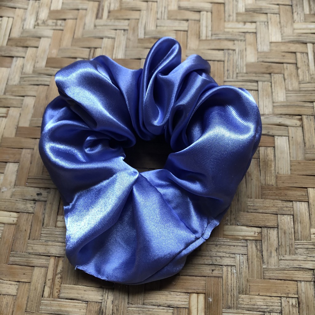 Scrunchies cột tóc phi bóng còn lẻ màu