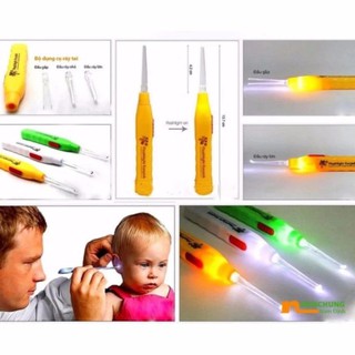 Dụng cụ lấy dáy tai có đèn led