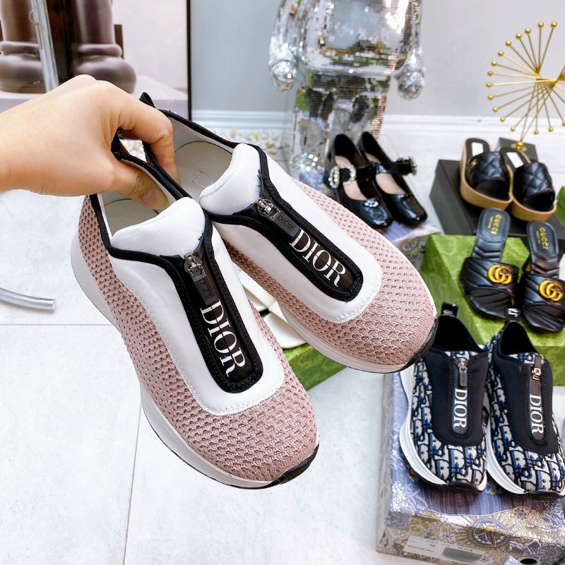 Ctit Giày Thể Thao Len Chun Cd Khoá Kéo Nhẹ Mềm Êm Fullbox Bill Túi Cao Cấp