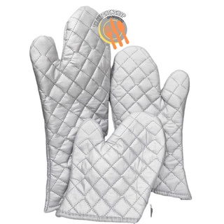 Găng Tay Cách Nhiệt Bằng Bông Bông Tráng Bạc Lò Nướng/Găng tay vải cách nhiệt, chống nóng dùng lò nướng, lò vi sóng