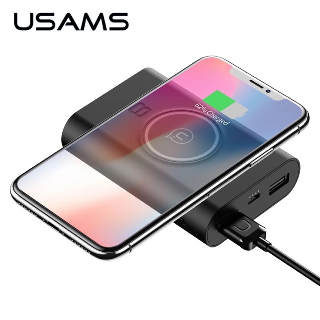 Pin dự phòng không dây USAM 8000mAh chính hãng