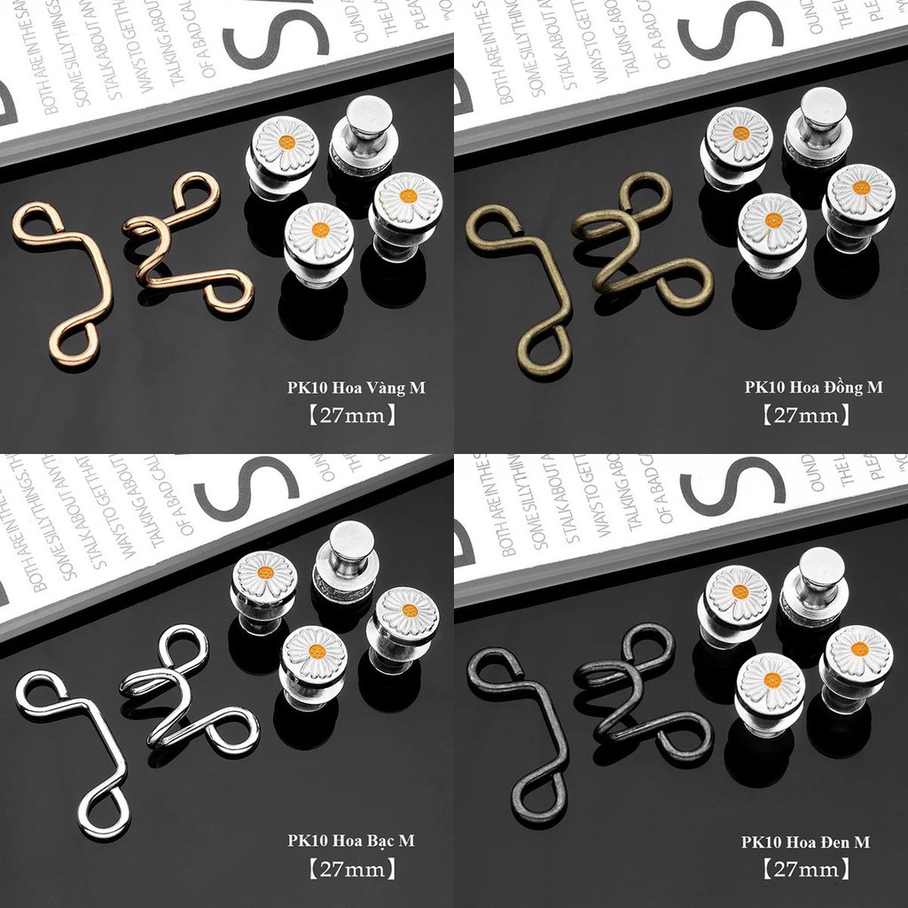 Phụ kiện quần áo cài điều chỉnh lưng quần Comavi thông minh tiện lợi cho nam nữ PK10