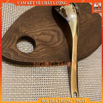 Vá môi múc cơm/vá canh inox sâu lòng dày đẹp sáng bóng