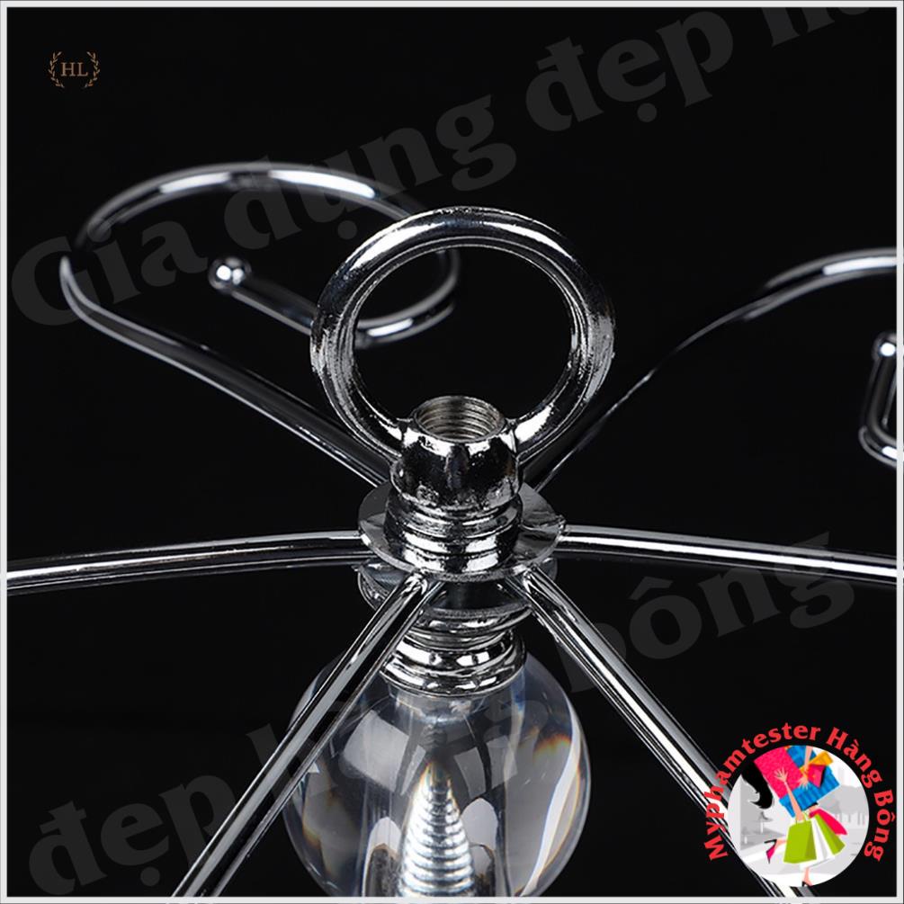 Giá treo ly rượu vang Inox Mica Cao Cấp 2022 | Treo Vang Cao Cấp H64 Phù hợp với mọi loại ly vang Decor 2022