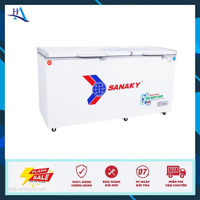 Tủ Đông Mát Inverter Sanaky 485 Lít VH-6699W3 (Miễn phí giao tại HCM-ngoài tỉnh liên hệ shop)