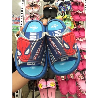 Mẫu dép quai dán spiderman cho bé trai chính hãng adda thái lan