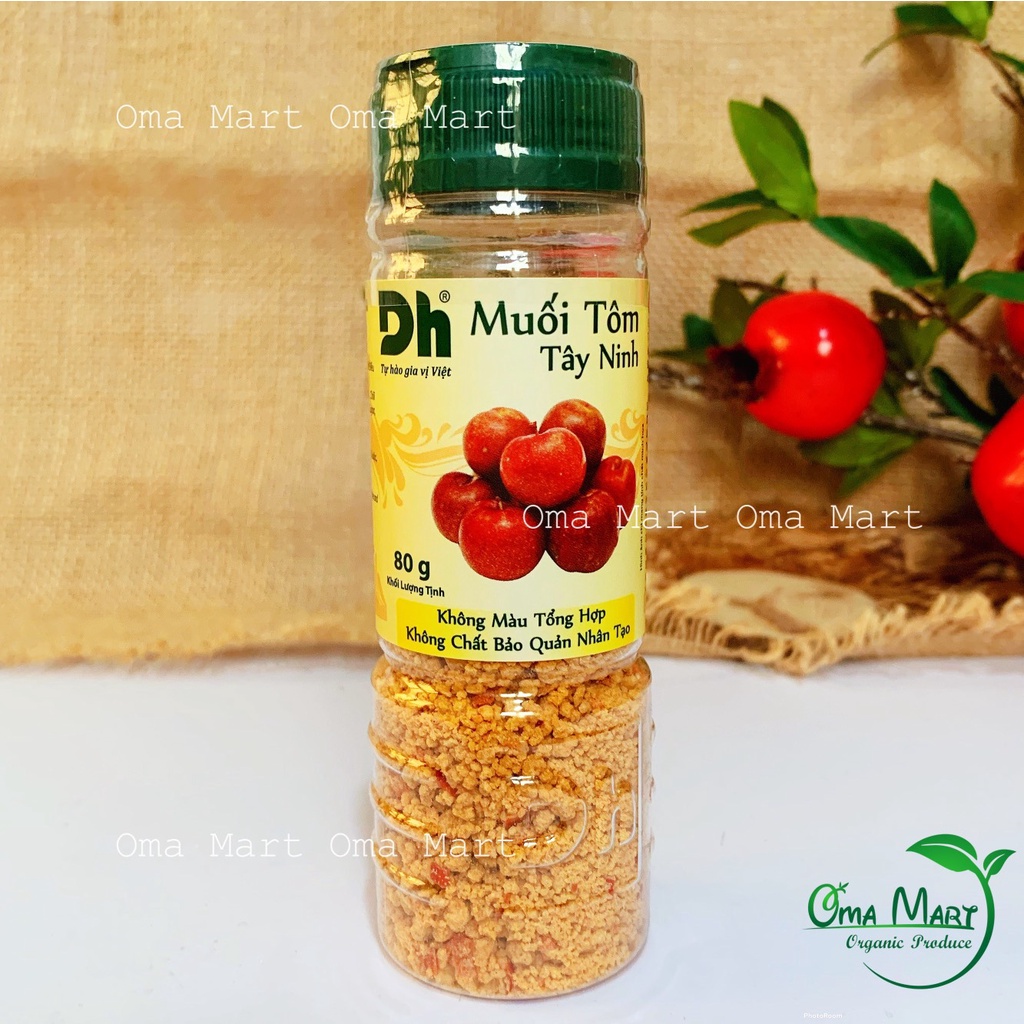 Muối tôm Tây Ninh Dh Foods (60g và 80g)