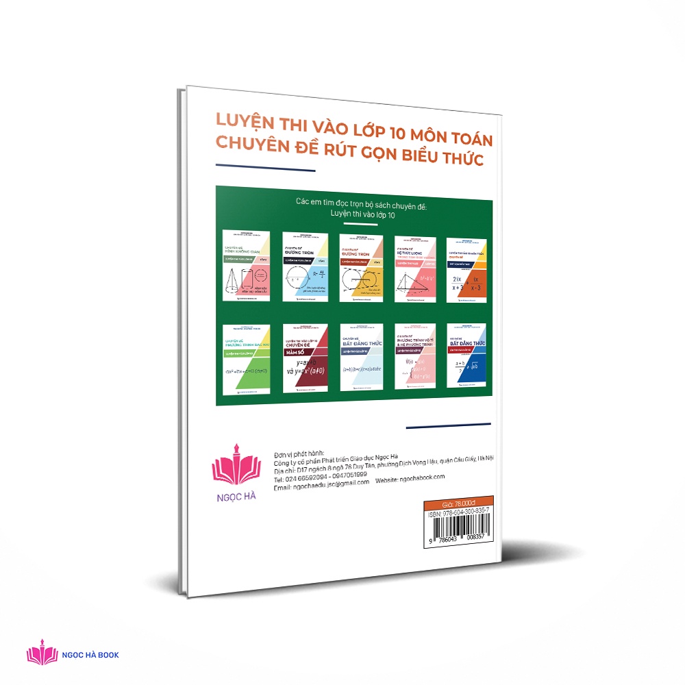 Sách Luyện thi vào lớp 10 môn Toán chuyên đề RÚT GỌN BIỂU THỨC