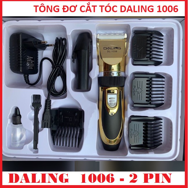 Tông đơ cắt tóc cao cấp công suất 12w, Tăng đơ cắt tóc gia đình chuyên nghiệp DALING 1006