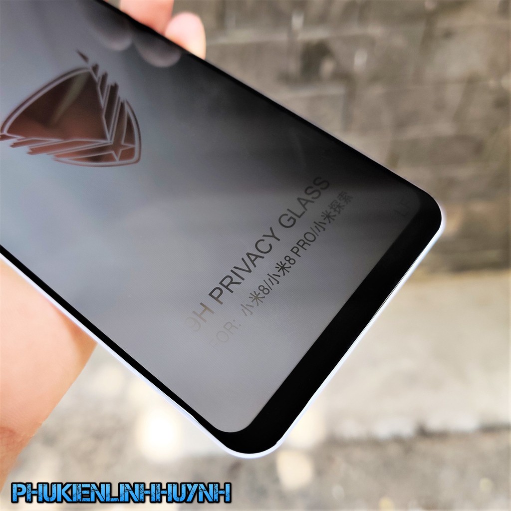 Xiaomi Mi 8, Mi 8 Pro _Cường lực Full màn chống nhìn trộm