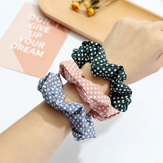 Dây Buộc Tóc Scrunchies Chấm Bi Buta SC2