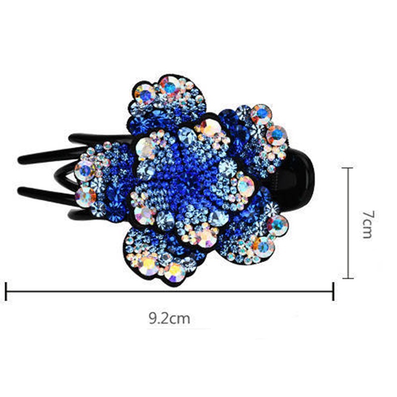 Kẹp Tóc Hình Hoa Đính Đá Thời Trang Cho Nữ Giá Đỡ