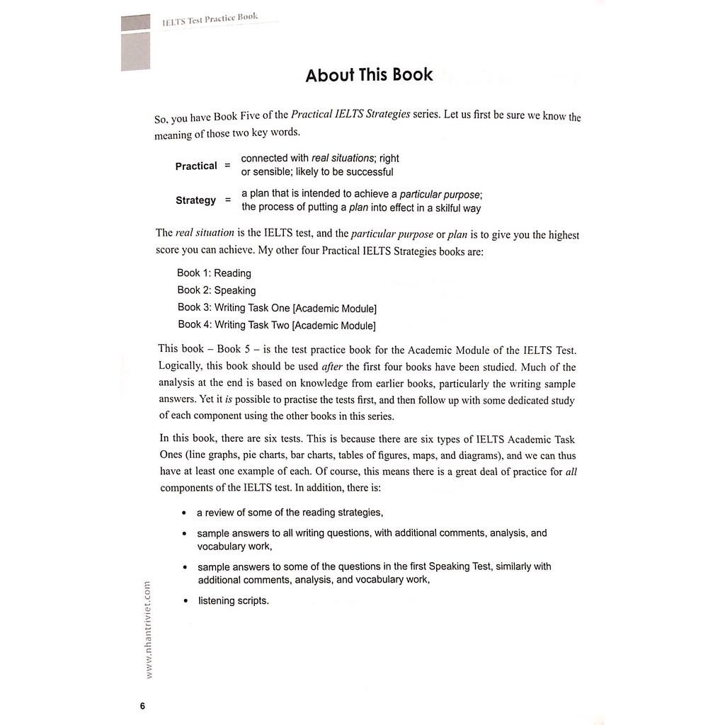 Sách IELTS Test Practice Book