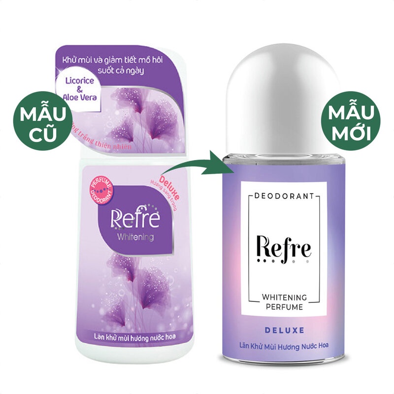 Lăn Khử Mùi Refre Whitening 40ml