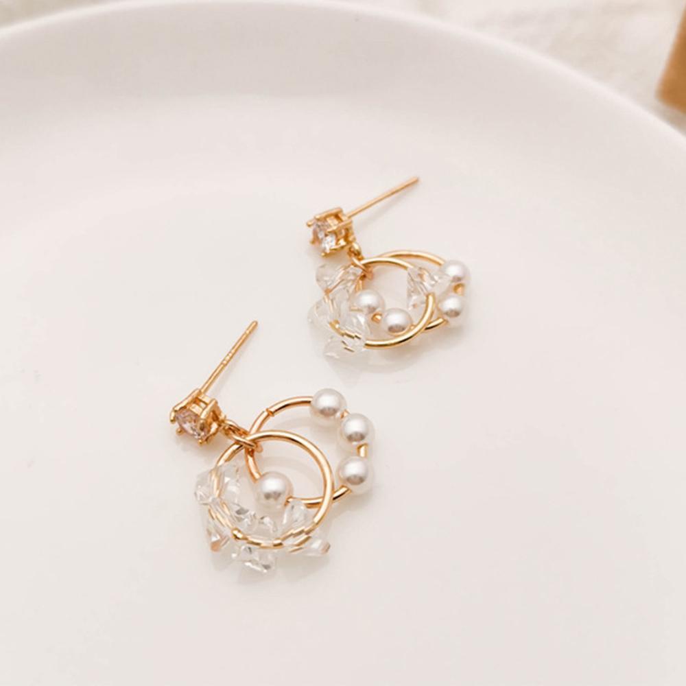 MXGOODS Bông Tai Ngọc Trai Thời Trang Cho Nữ