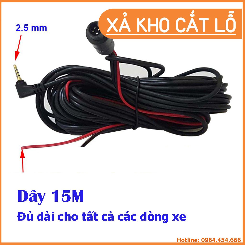 [ SIÊU RẺ ] { HOT } Dây Camera Lùi 15 Mét Cho Camera Hành Trình - Loại 4 Chân