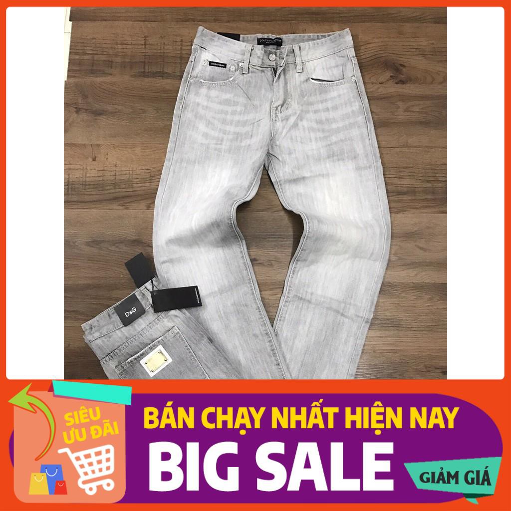 Xả 🔥 SALE (Chính Hãng) Sale 10.10 Sale Quần ống suông Dolce xám khói . Đẹp . New * ' . 🔥 ' : ' > !
