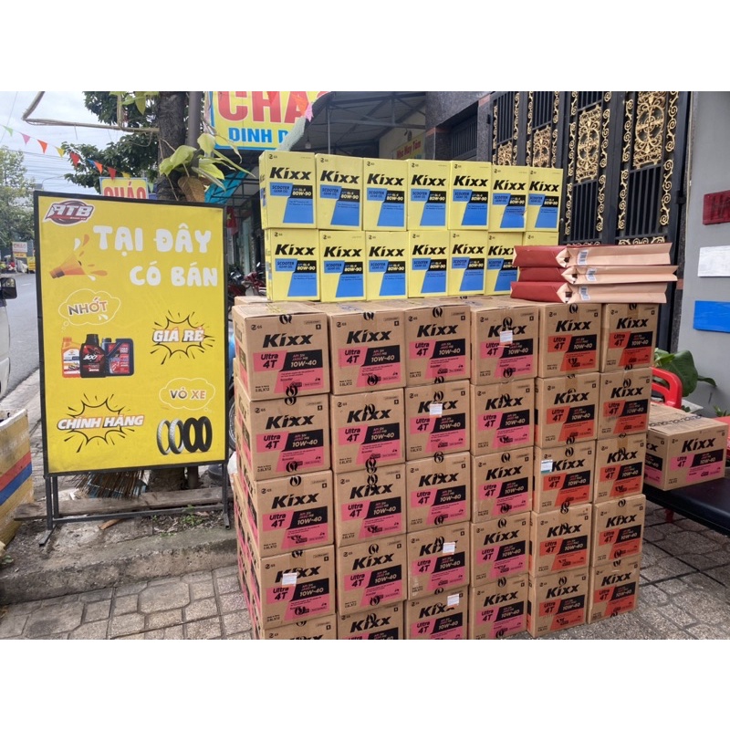 Nhớt cao cấp xe ga xe hơi Kixx PAO A3,B4 5W40 API SN Fully Synthetic 1L