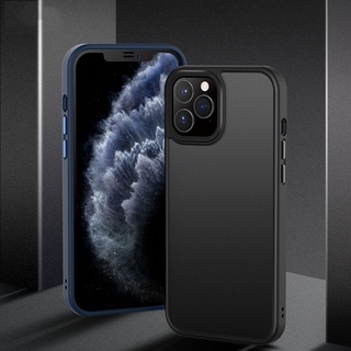 Ốp lưng chống sốc mờ tương thích cho iPhone 12 Pro 11 Pro 13 Pro Max XR X XS Max 8 7 Plus Vỏ PC cứng mờ