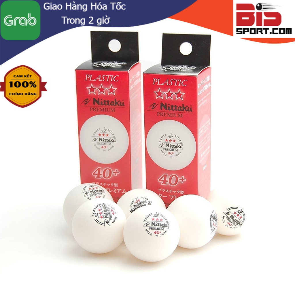 Quả Bóng Bàn Nittaku Premium 40+ - Hộp 3 Quả