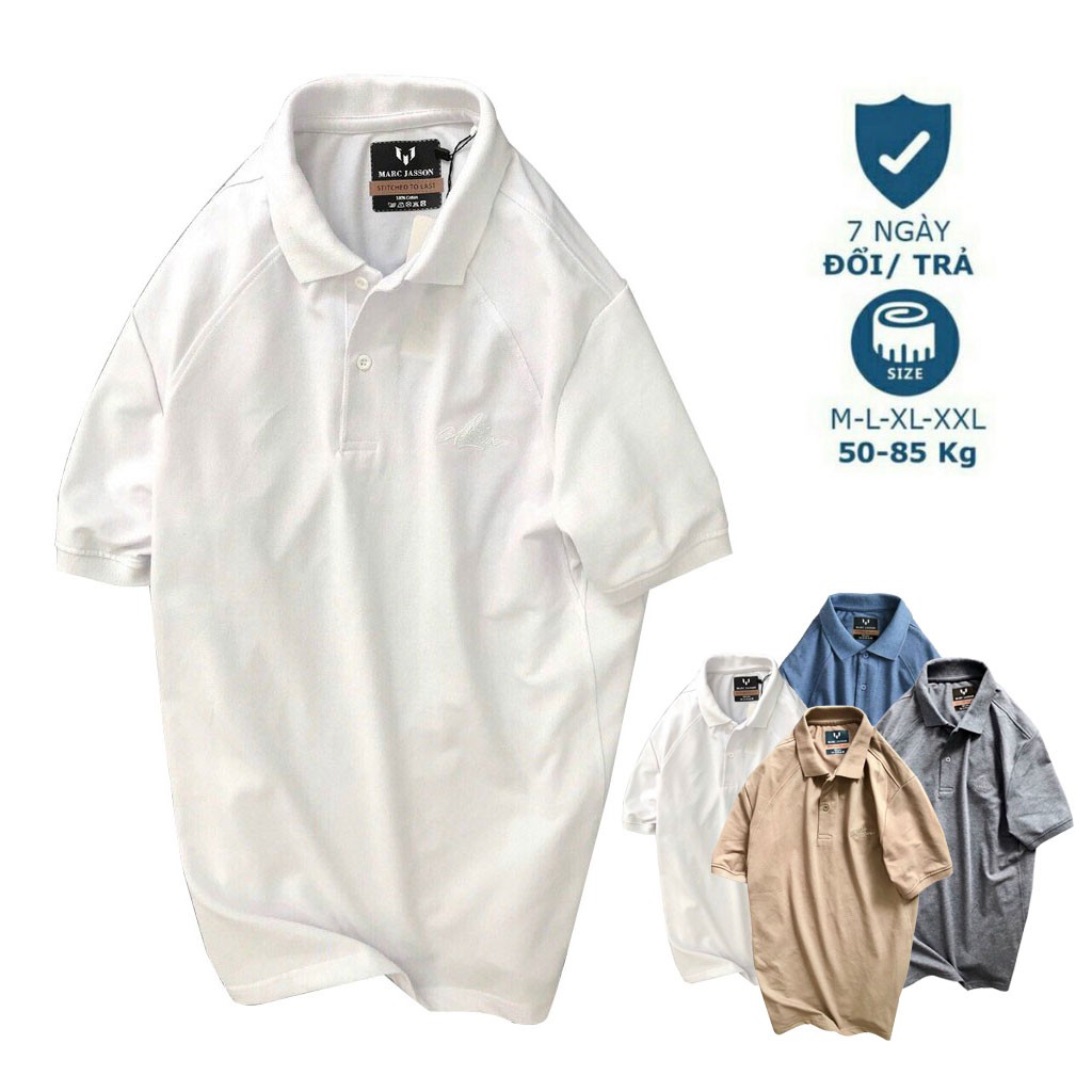 Áo thun Polo nam cổ bẻ vải cá sấu Cotton trẻ trung -⚡️ Hàng VNXK ⚡️Áo thun nam xuất khẩu chất liệu cotton