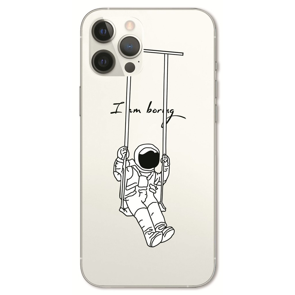 Samsung Galaxy S3 S4 S5 Mini Cartoon Astronaut Case Silicone Back Cover Printed Soft TPU Phone Casing