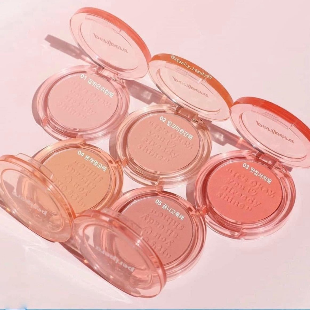 Phấn Má  Hồng PeriPera Pure Blushed Sunshine Cheek