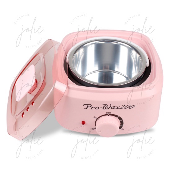 Nồi nấu sáp wax lông cao cấp pro 200 tặng kèm sáp wax lông nóng và que gỗ wax