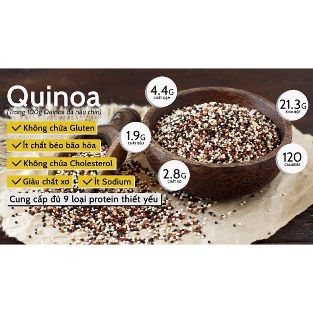 Hạt diêm mạch quinoa trắng hữu cơ Sottolestelle cho bé ăn dặm gói 500g - Tạp hoá mint