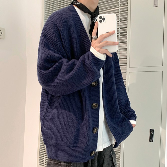 Áo khoác cardigan tay dài sành điệu dành cho nam nữ